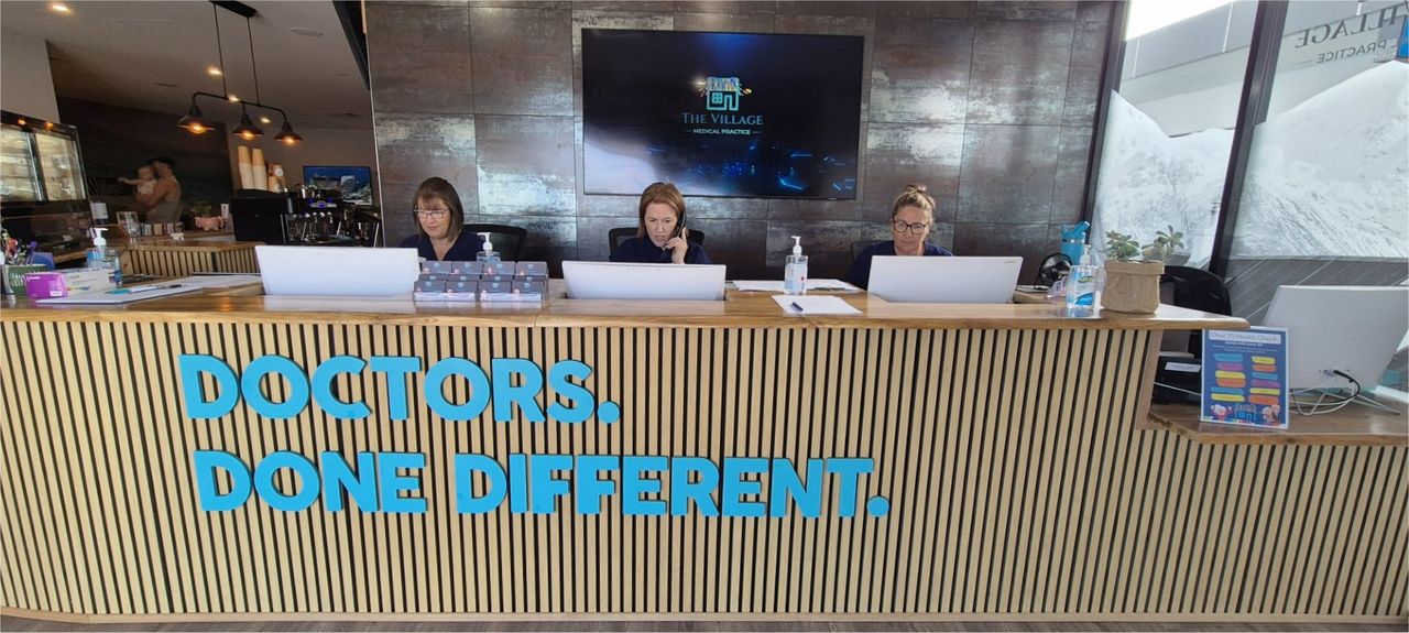 The front desk